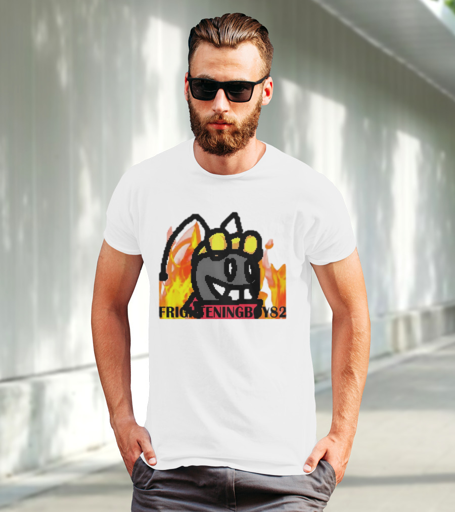 Moth FrighteningBoy82 Fire Background T-Shirt