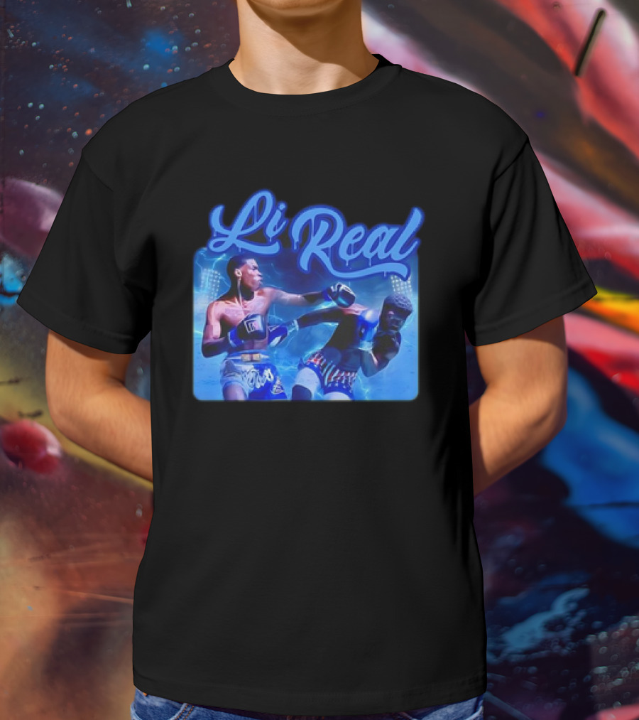 Li Real Boxing Match Action Scene T-Shirt