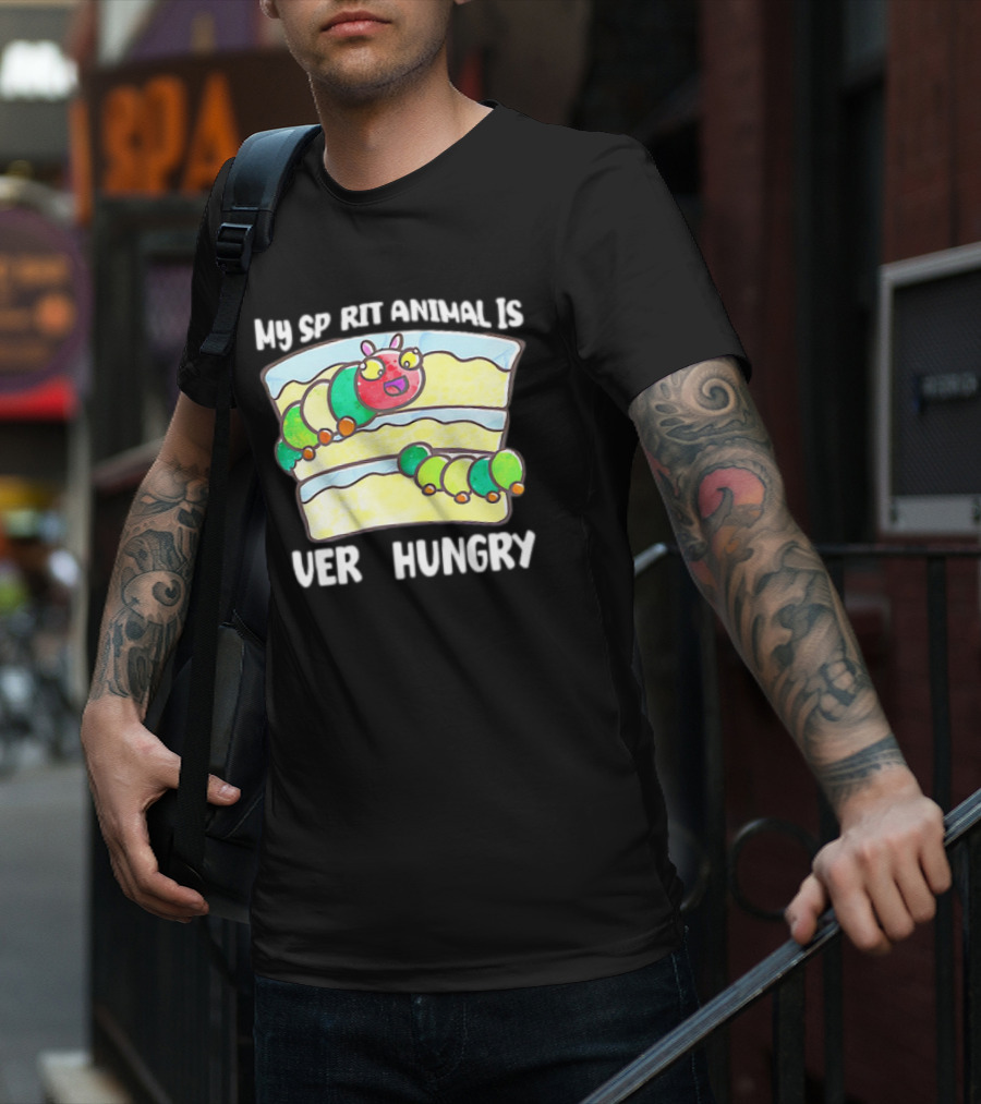 My Spirit Animal Is Very Hungry Caterpillar Cake Slice T-Shirt