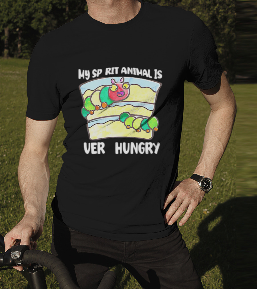 My Spirit Animal Is Very Hungry Caterpillar Cake Slice T-Shirt