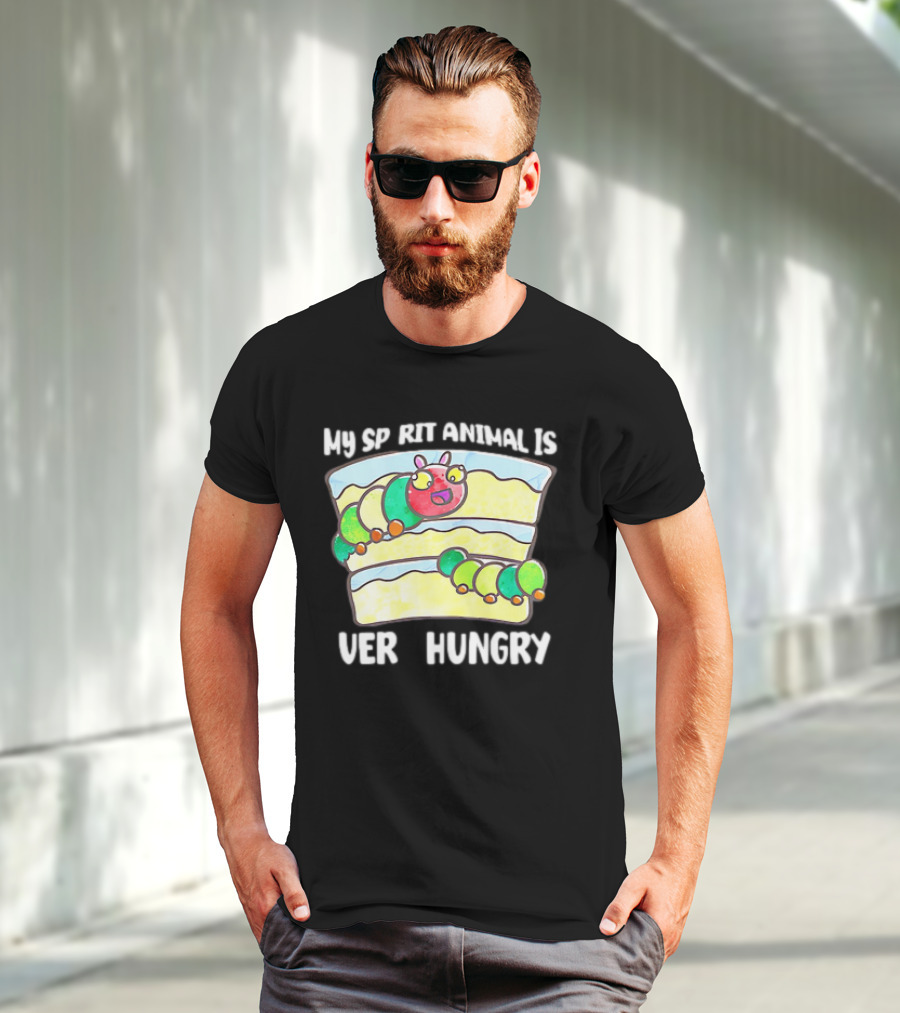My Spirit Animal Is Very Hungry Caterpillar Cake Slice T-Shirt