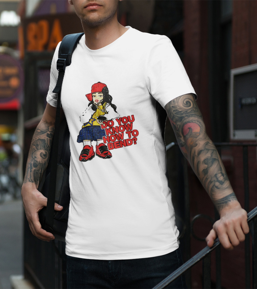 Billie Eilish Do You Know How To Bend Styled Cartoon T-Shirt