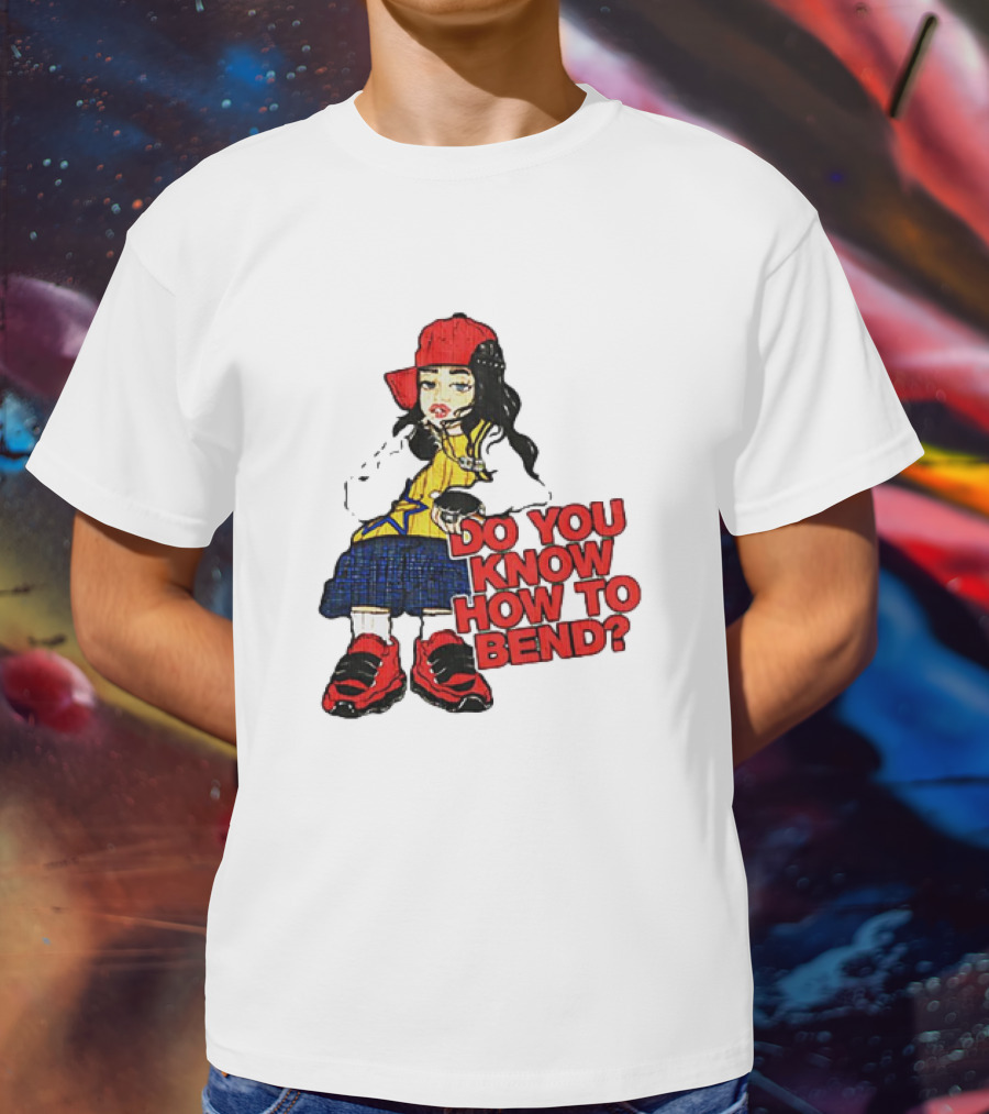 Billie Eilish Do You Know How To Bend Styled Cartoon T-Shirt