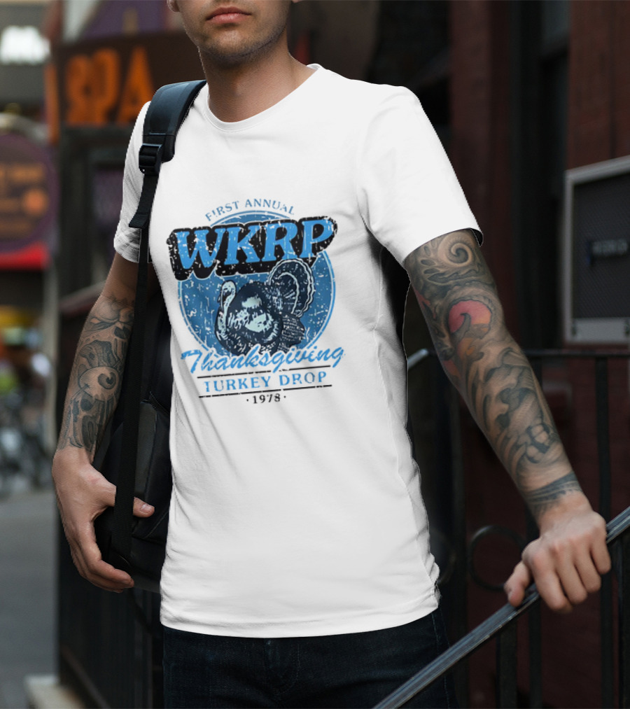 WKRP First Annual Thanksgiving Turkey Drop 1978 T-Shirt