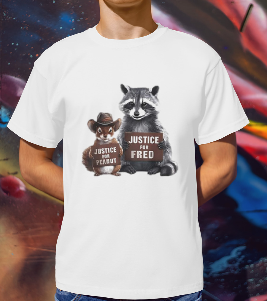 Justice For Peanut The Squirrel And Fred The Raccoon T-Shirt