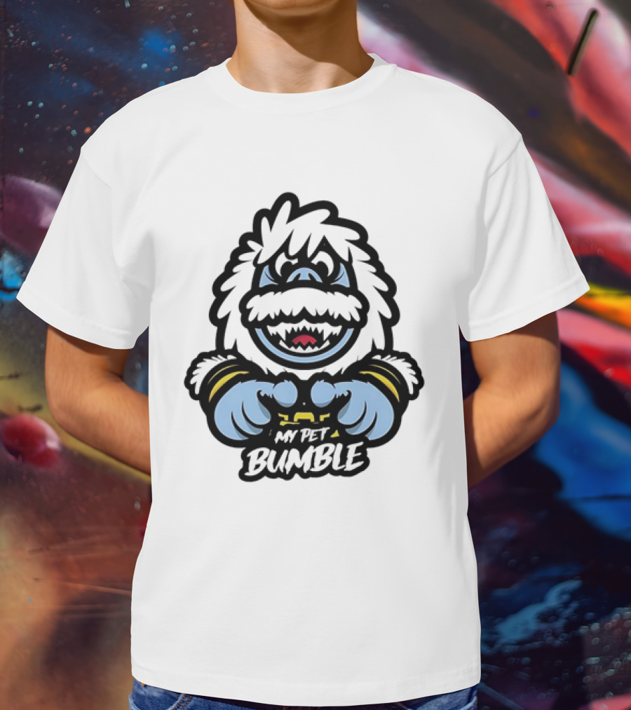 My Pet Bumble Abominable Snow Monster Yeti Holding T-Shirt