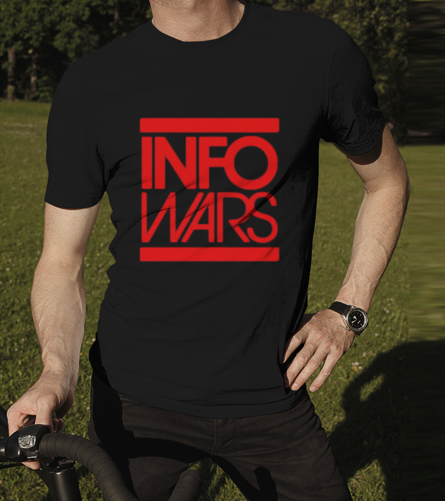 Info Wars Red Logo Alex Jones T-Shirt