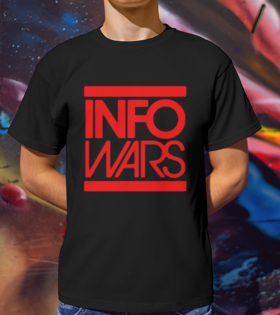Info Wars Red Logo Alex Jones T-Shirt