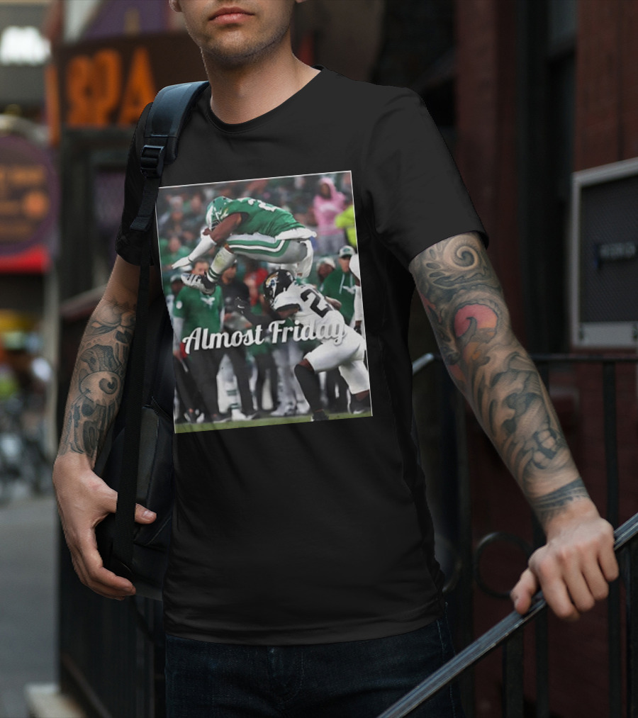 Almost Friday Saquon Barkley Hurdle Over Philadelphia Eagles T-Shirt