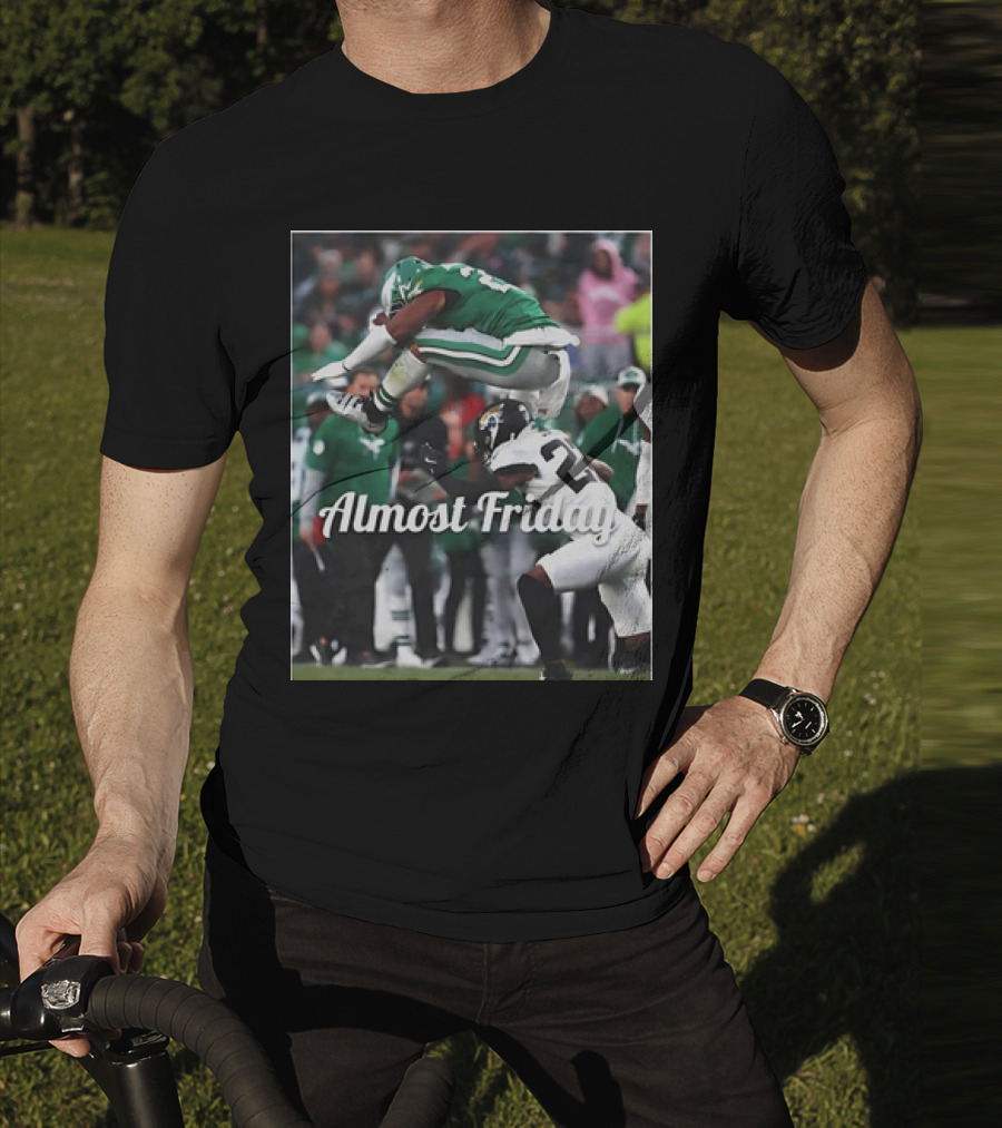 Almost Friday Saquon Barkley Hurdle Over Philadelphia Eagles T-Shirt