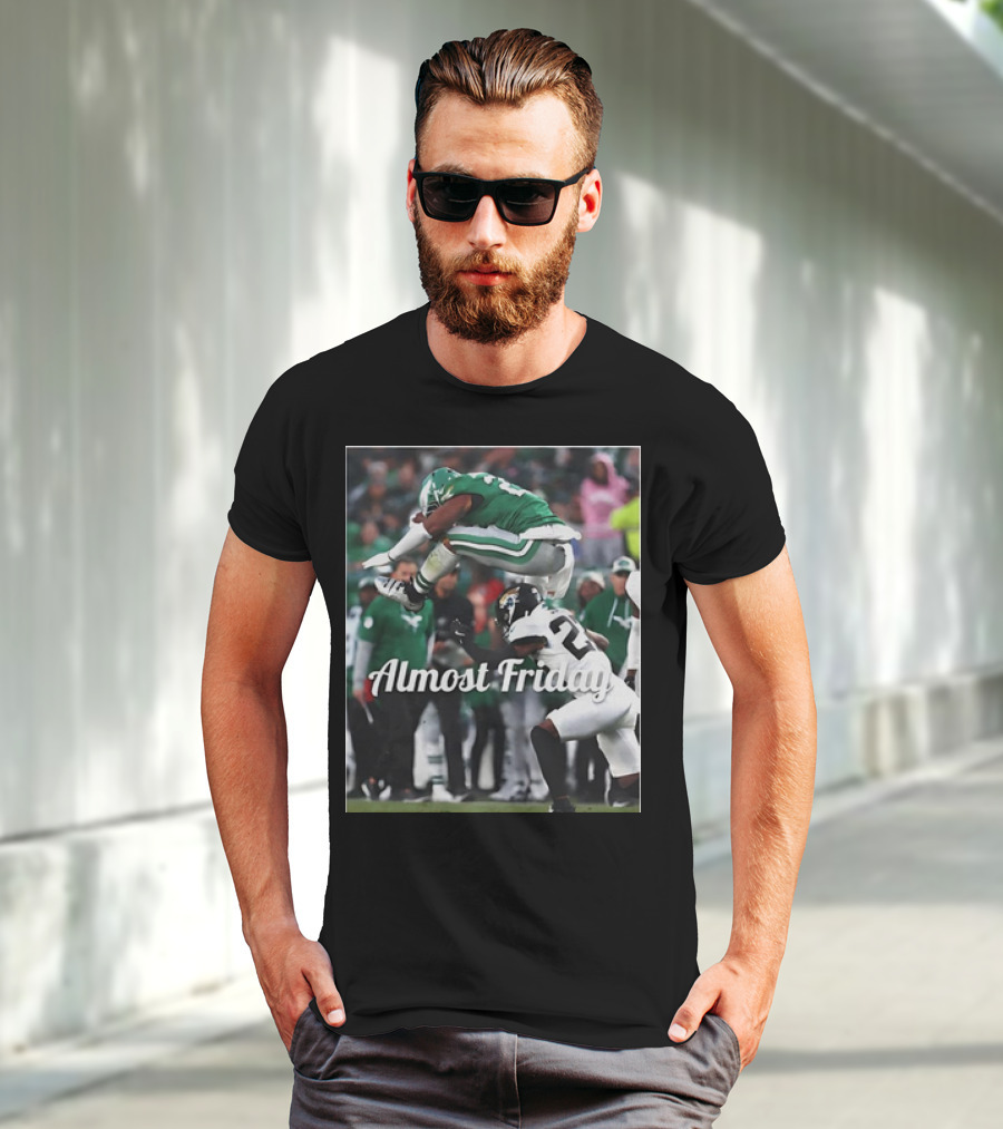 Almost Friday Saquon Barkley Hurdle Over Philadelphia Eagles T-Shirt