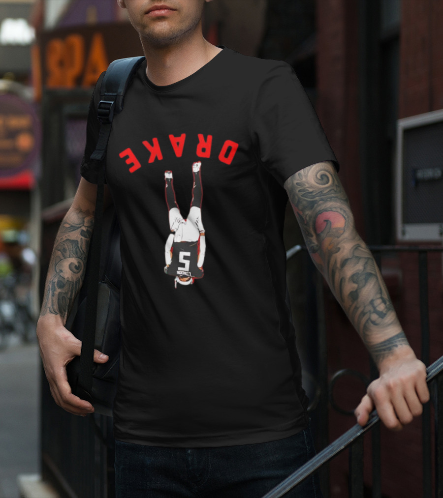 Atlanta Falcons Drake London Upside Down T-Shirt