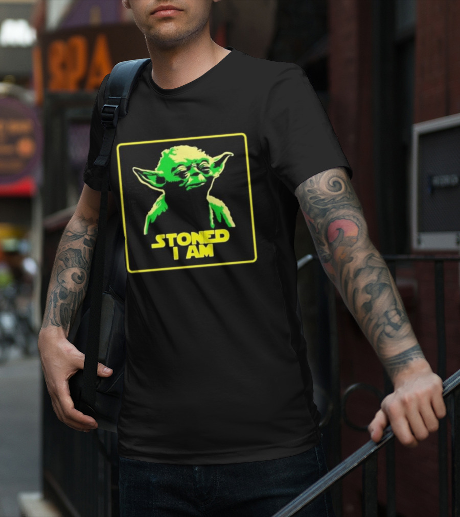 Star Wars Yoda Stoned I Am Jedi Master Meme T-Shirt