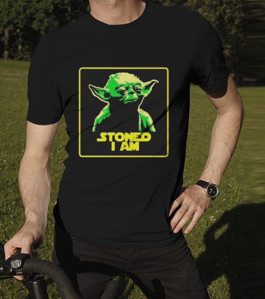 Star Wars Yoda Stoned I Am Jedi Master Meme T-Shirt