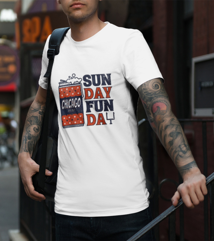 Chicago Sunday Fun Day 1923 Football Can T-Shirt