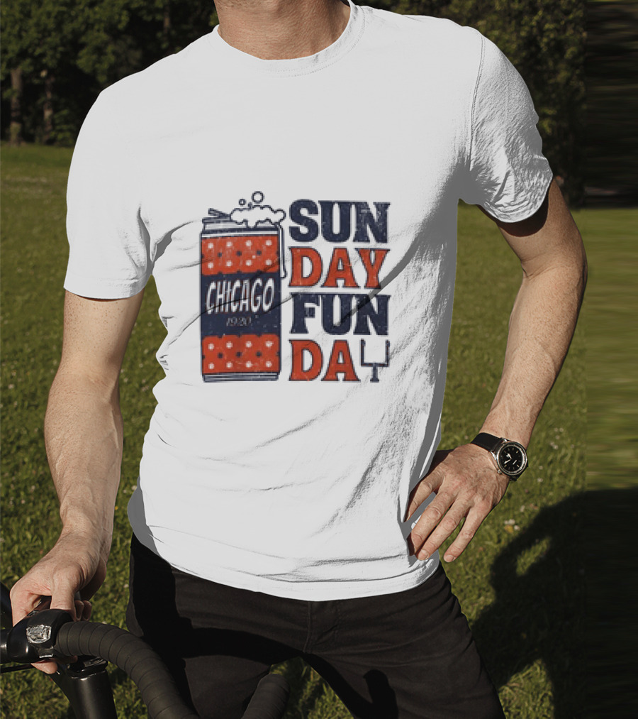 Chicago Sunday Fun Day 1923 Football Can T-Shirt