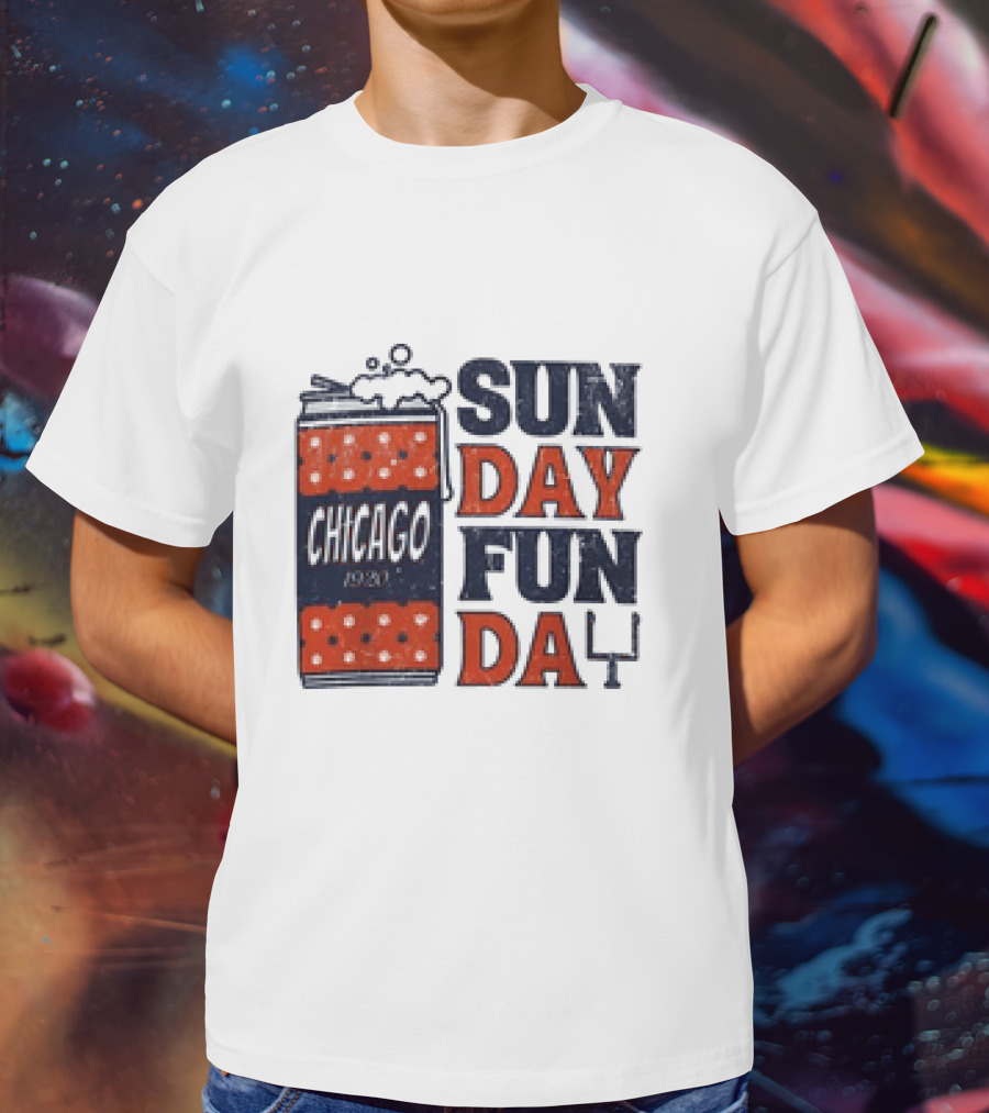 Chicago Sunday Fun Day 1923 Football Can T-Shirt