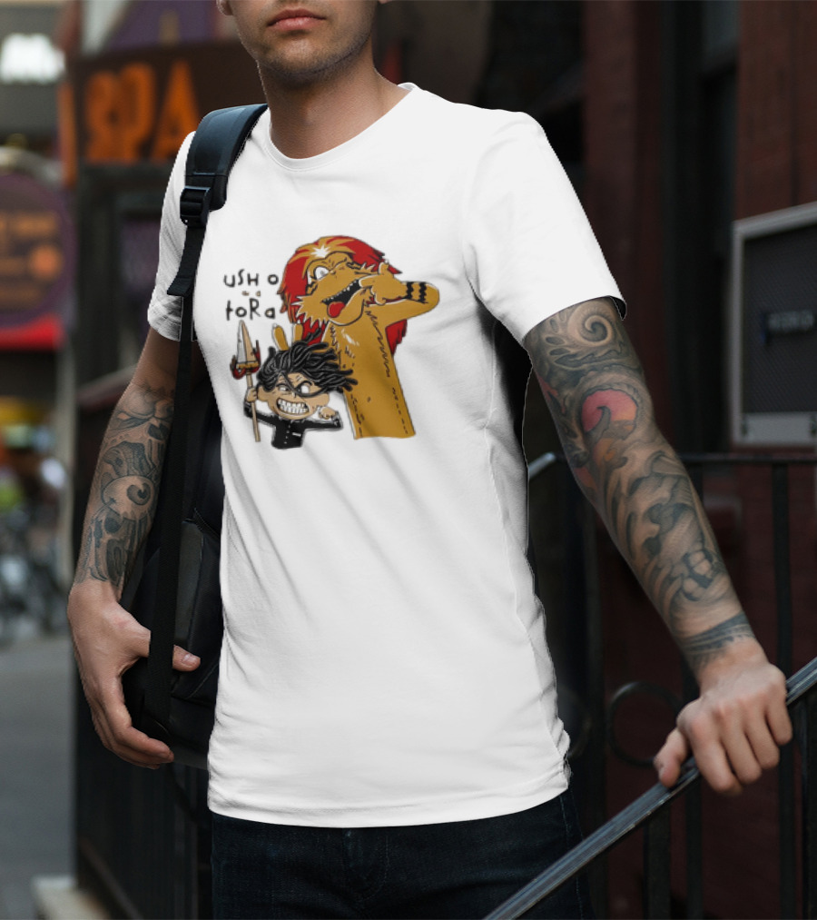 Ushio And Tora Calvin And Hobbes Mashup Tide And Tiger T-Shirt