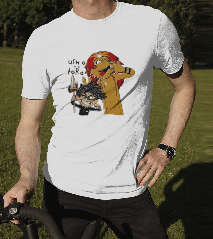 Ushio And Tora Calvin And Hobbes Mashup Tide And Tiger T-Shirt