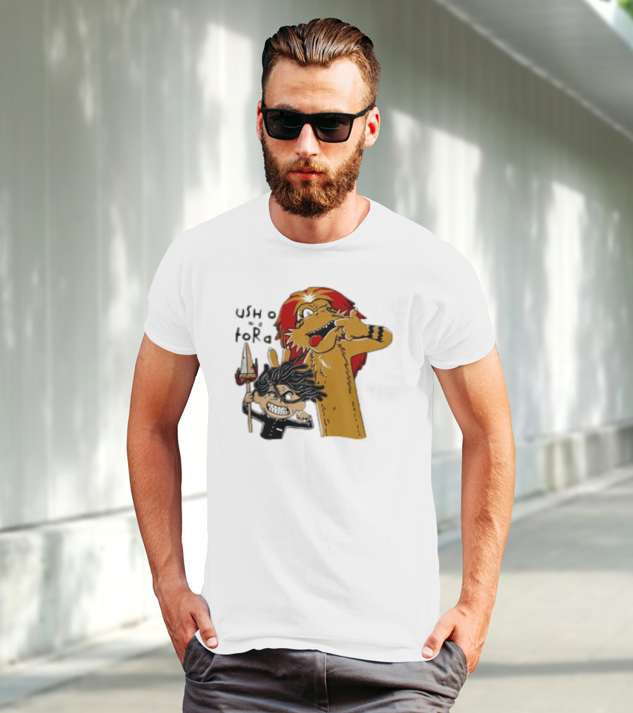 Ushio And Tora Calvin And Hobbes Mashup Tide And Tiger T-Shirt