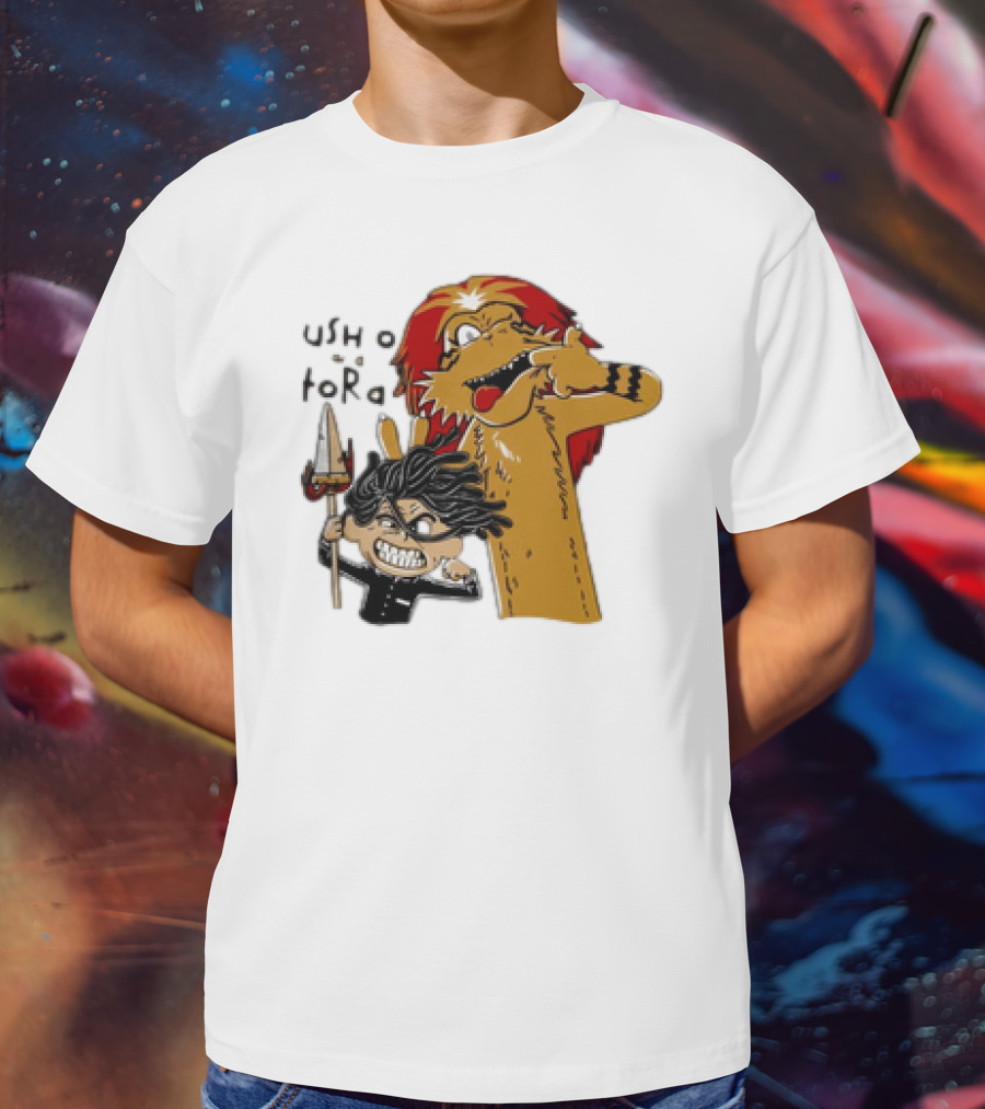 Ushio And Tora Calvin And Hobbes Mashup Tide And Tiger T-Shirt