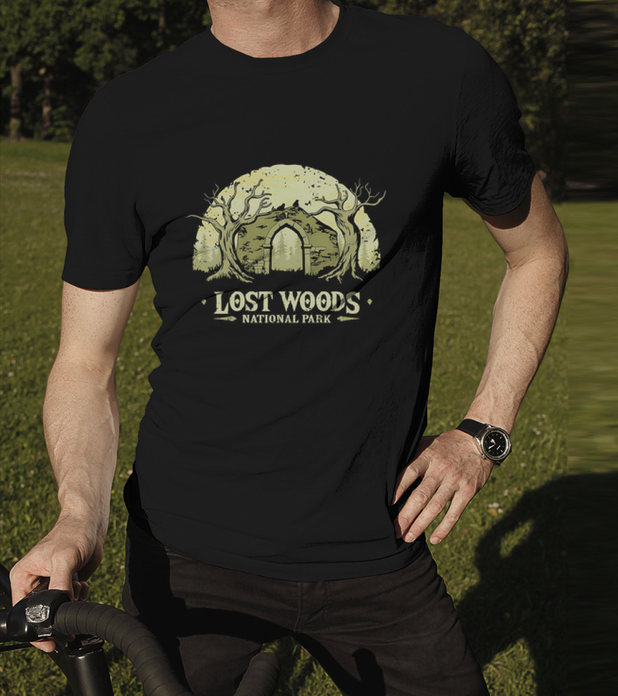 Legend Of Zelda Lost Woods National Park Adventure T-Shirt
