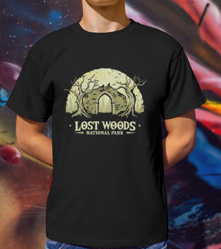 Legend Of Zelda Lost Woods National Park Adventure T-Shirt