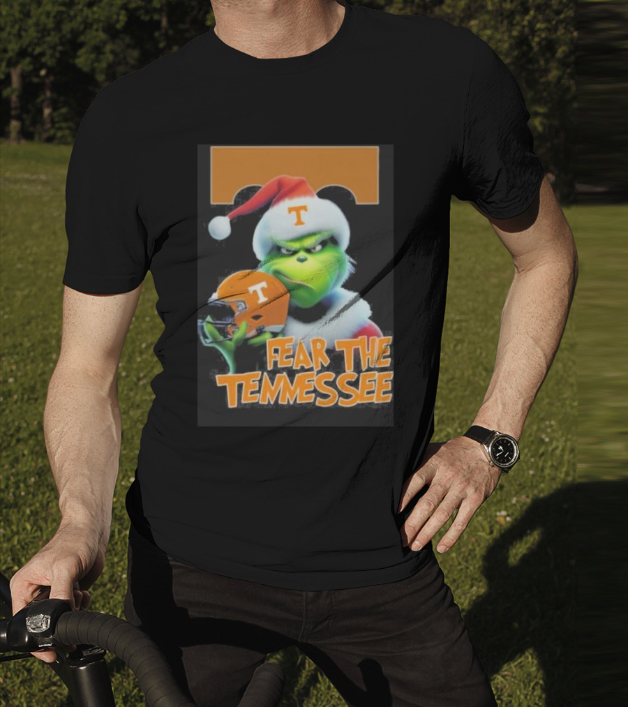 Grinch Fear The Tennessee Volunteers Christmas T-Shirt