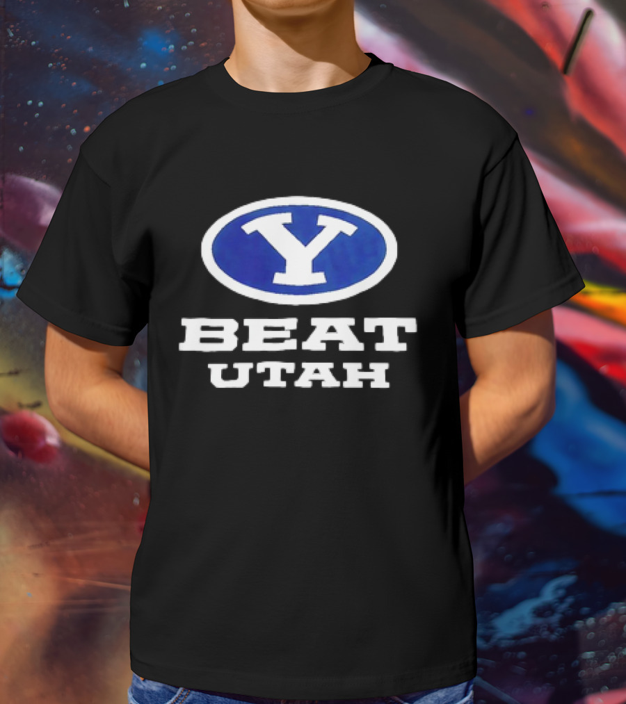 BYU Cougars Y Logo Beat Utah T-Shirt
