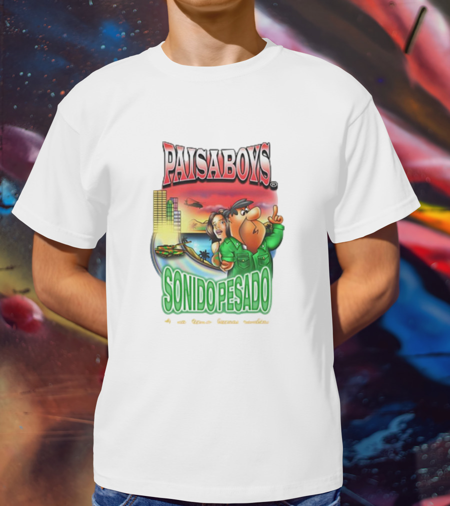 PAISABOYS SONIDO PESADO Al Mal Tiempo Buenas Cumbias T-Shirt