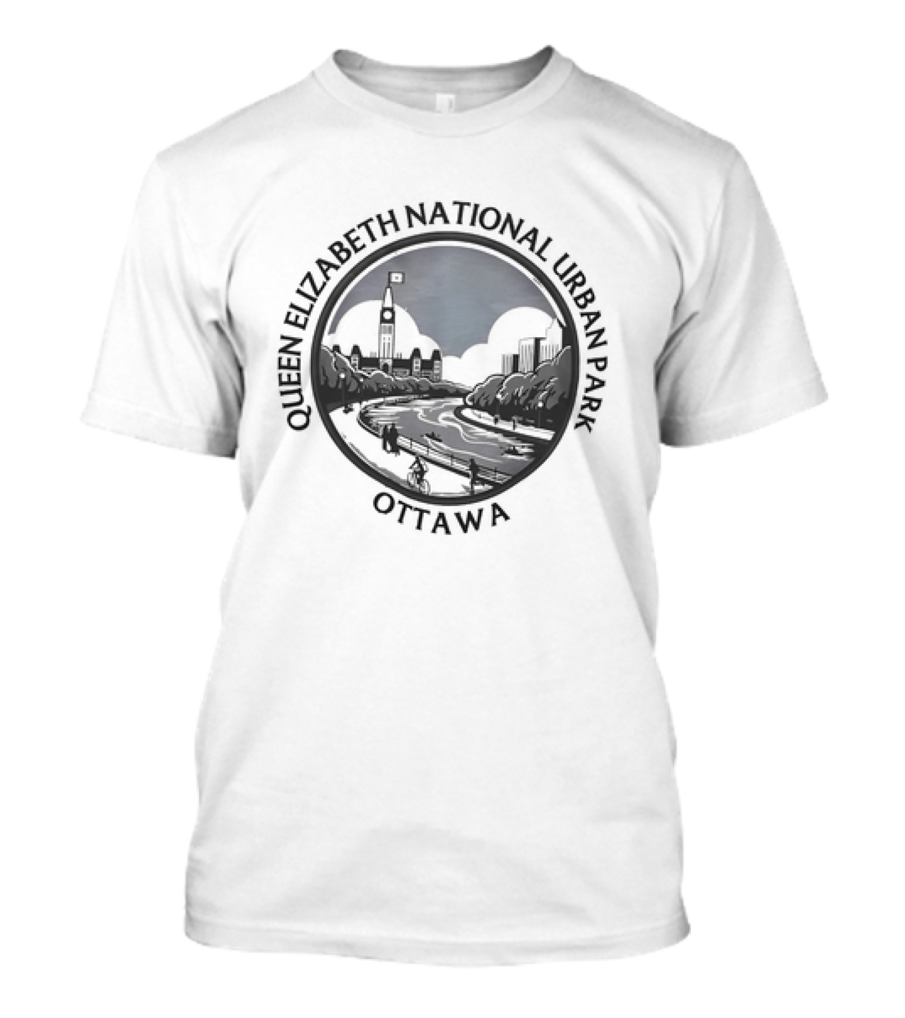 Queen Elizabeth National Urban Park Ottawa River Scene T-Shirt