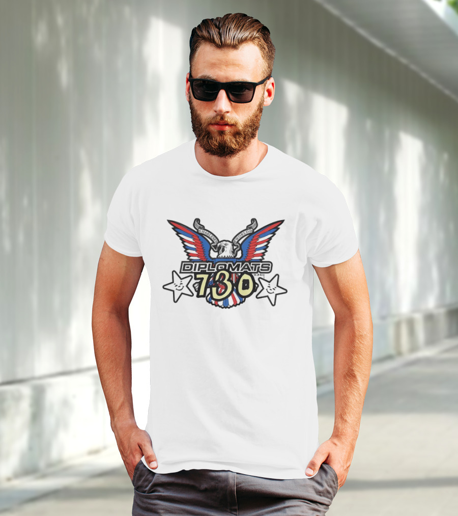 Diplomats 730 Harlem World Eagle Stars T-Shirt