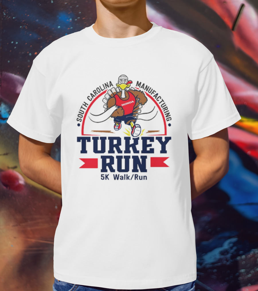 South Carolina Manufacturing Honda Turkey Run 5K Walk/Run T-Shirt