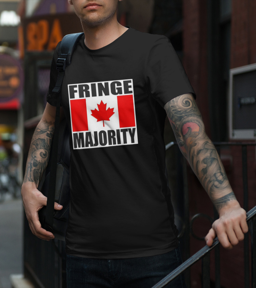 Fringe Majority Canada Flag Maple Leaf T-Shirt