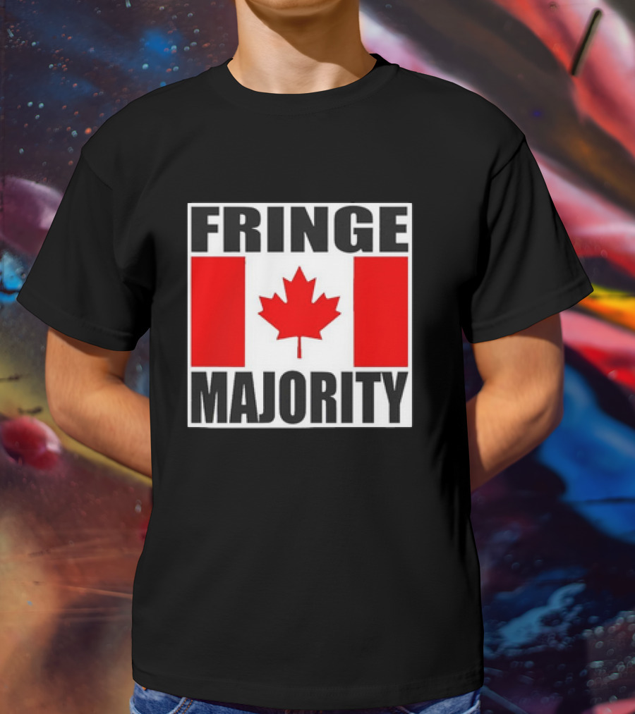Fringe Majority Canada Flag Maple Leaf T-Shirt