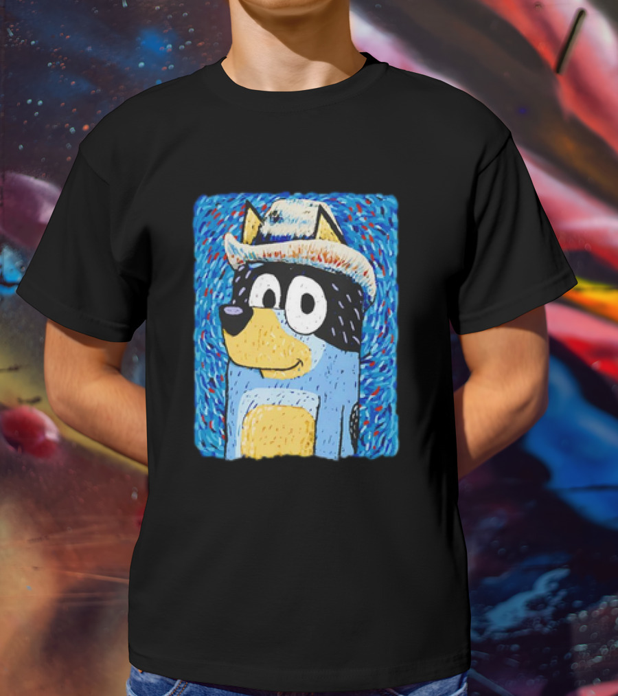 Heeler Family Van Gogh Bandit Van Dogh T-Shirt