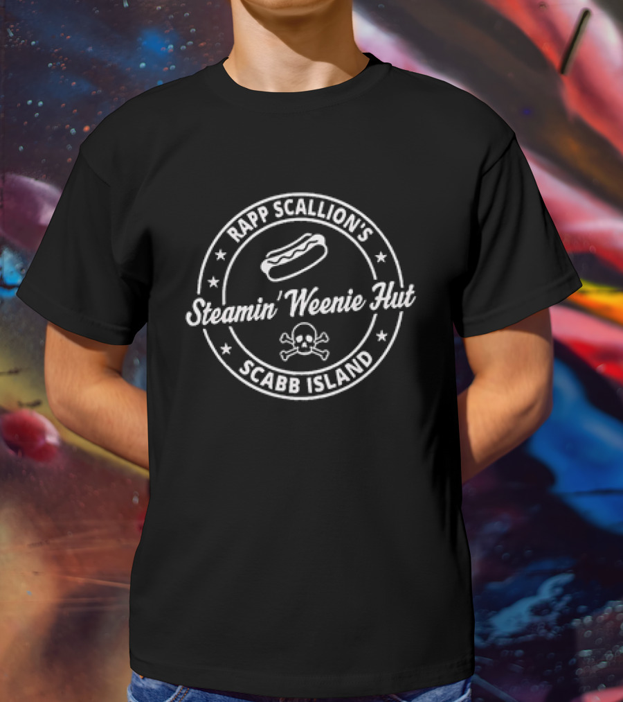 Rapp Scallion's Steamin' Weenie Hut Scabb Island T-Shirt