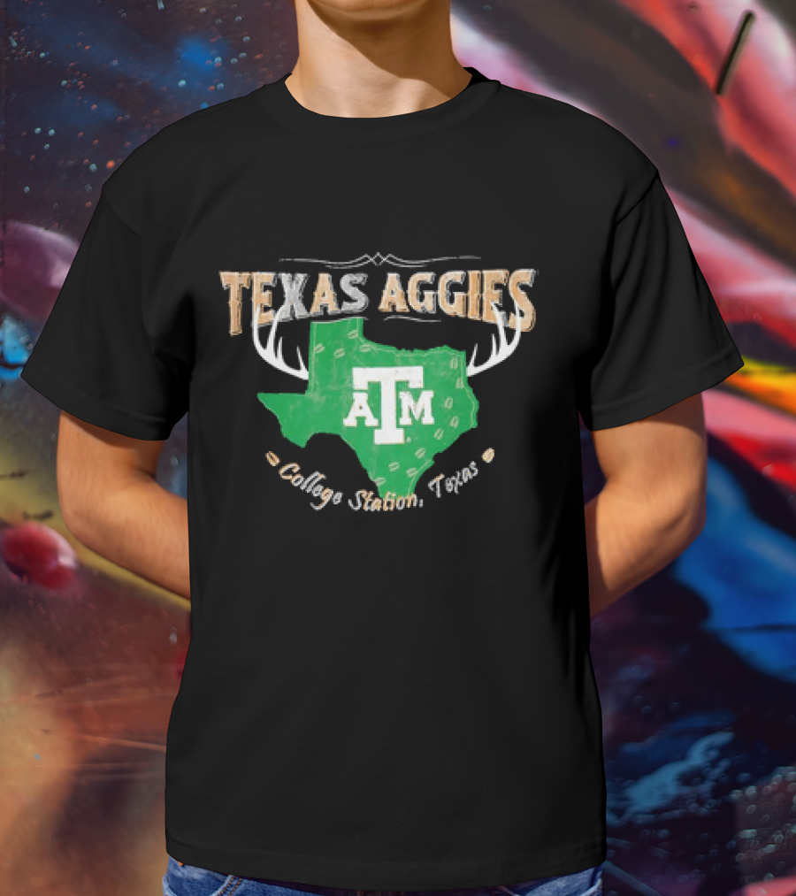 Texas Aggies A&M College Station Texas Deer Season T-Shirt