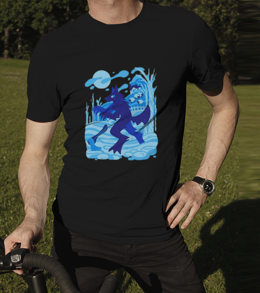Werewolf Under The Winter Moon T-Shirt
