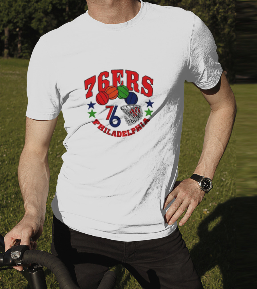 Philadelphia 76ERS 76 Basketball Stars City Edition T-Shirt
