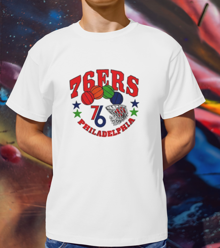Philadelphia 76ERS 76 Basketball Stars City Edition T-Shirt