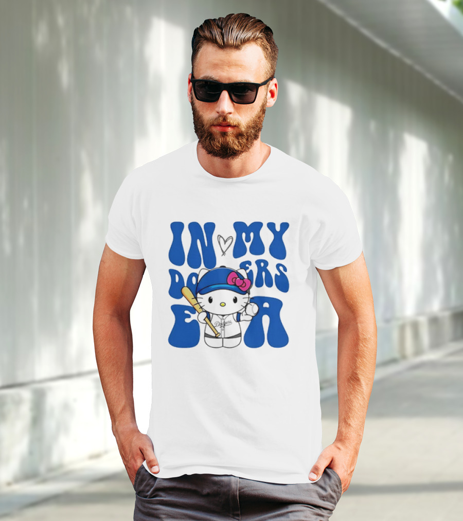 Hello Kitty Los Angeles Dodgers In My Dodgers Era T-Shirt