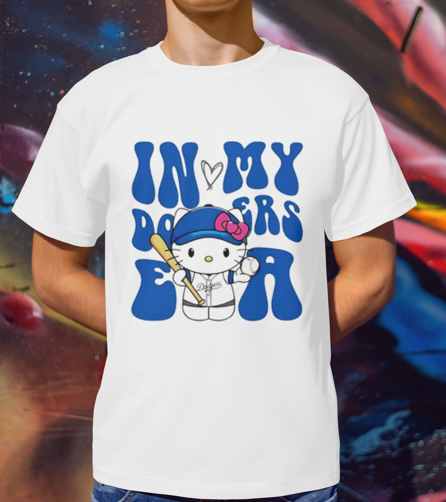 Hello Kitty Los Angeles Dodgers In My Dodgers Era T-Shirt