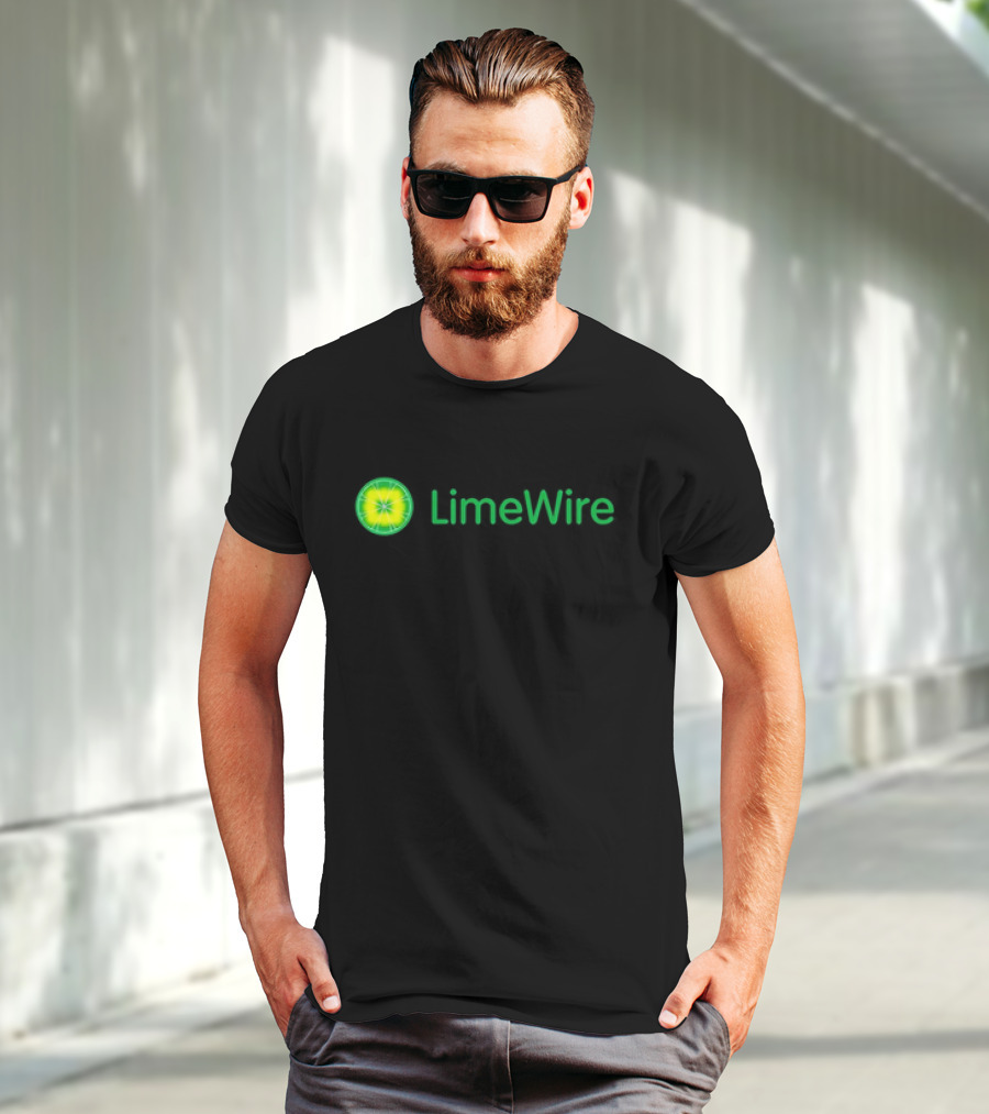 LimeWire Classic Logo Lime Design Vintage Nostalgia T-Shirt