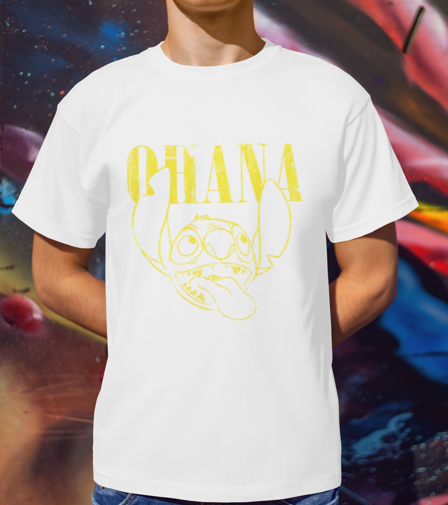 Ohana Stitch Nirvana Collaboration T-Shirt