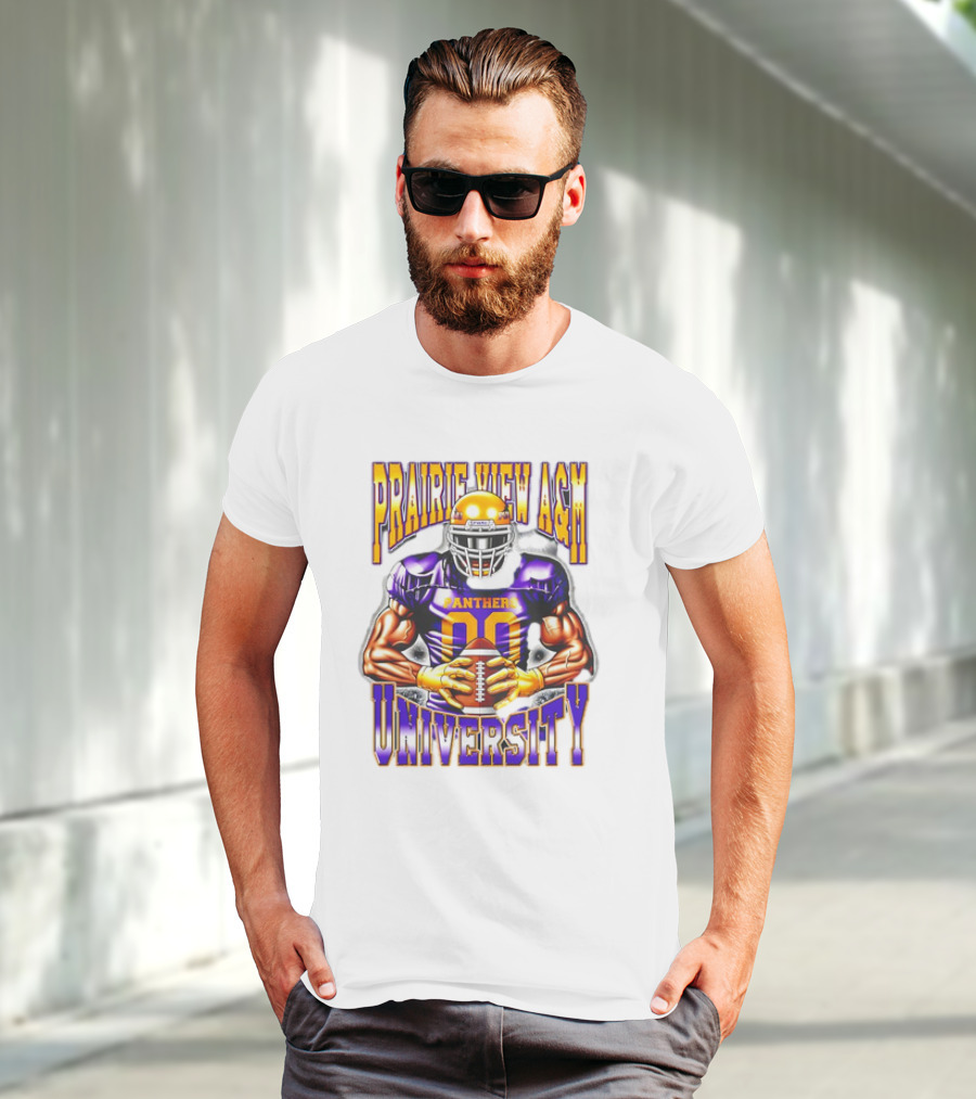Prairie View A&M University Panthers Football Player 00 T-Shirt
