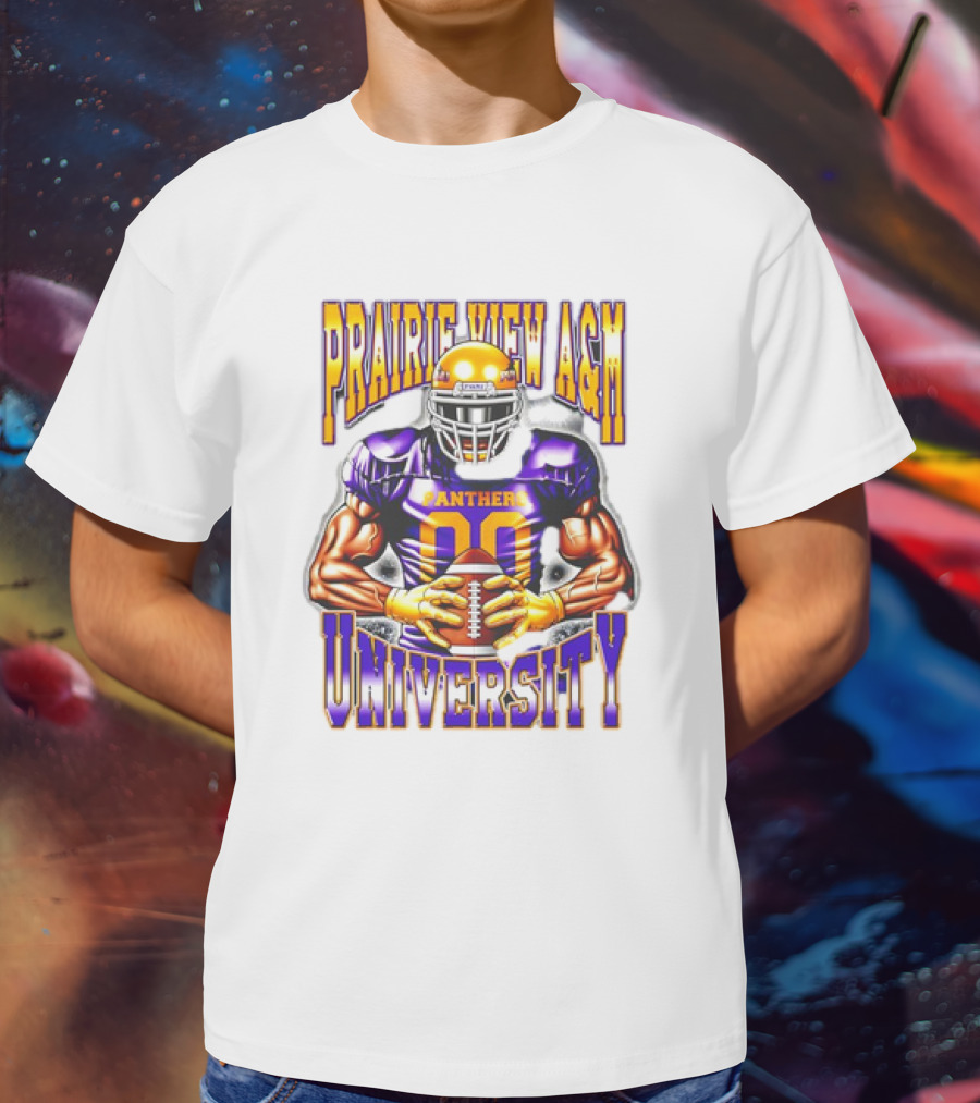 Prairie View A&M University Panthers Football Player 00 T-Shirt