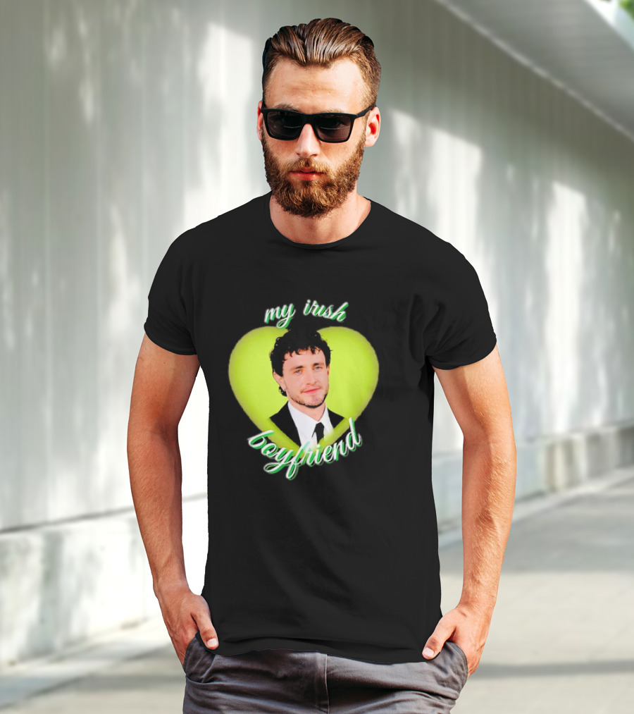 Paul Mescal My Irish Boyfriend Heart T-Shirt