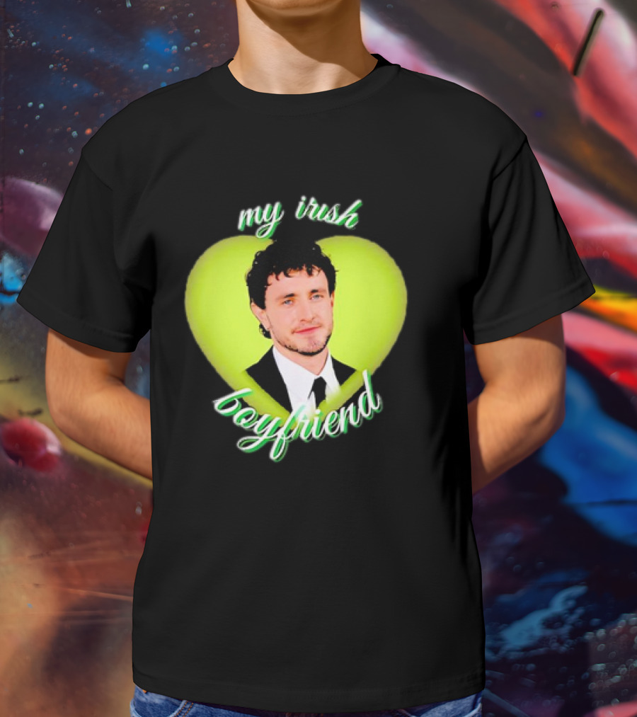 Paul Mescal My Irish Boyfriend Heart T-Shirt