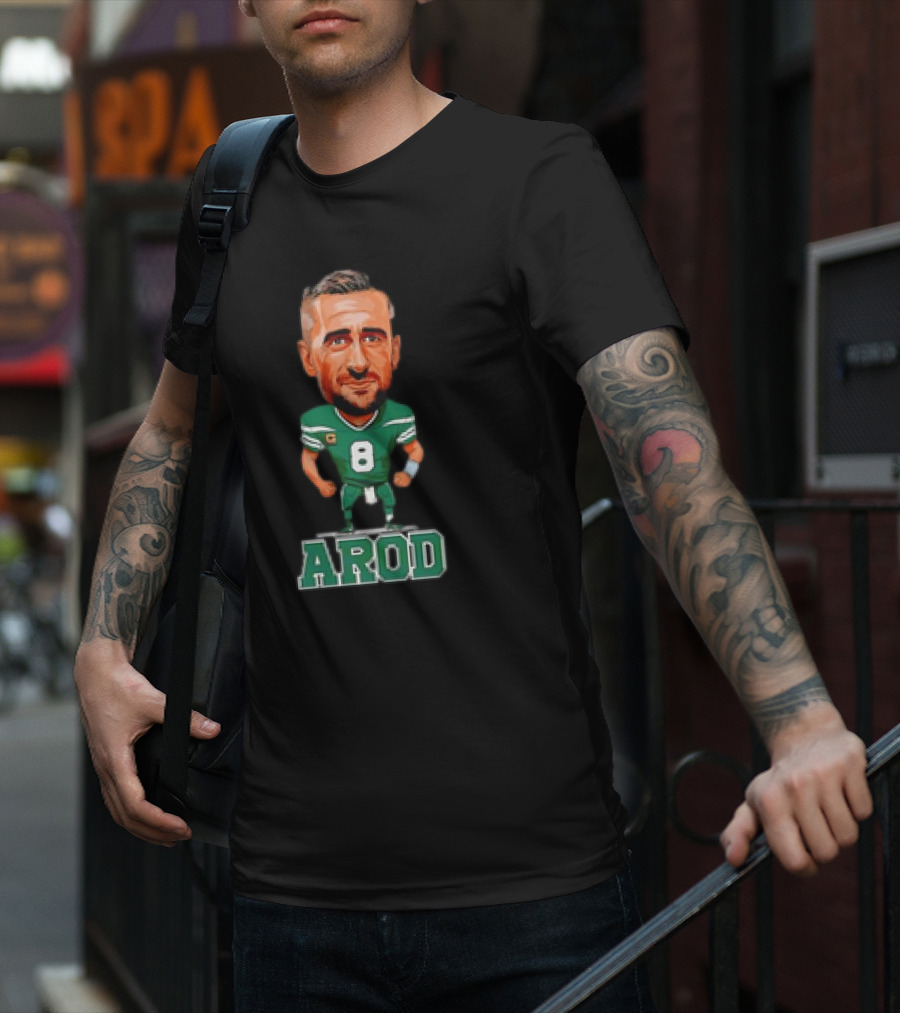 Vintage Aaron Rodgers AROD New York Jets Football Fan T-Shirt